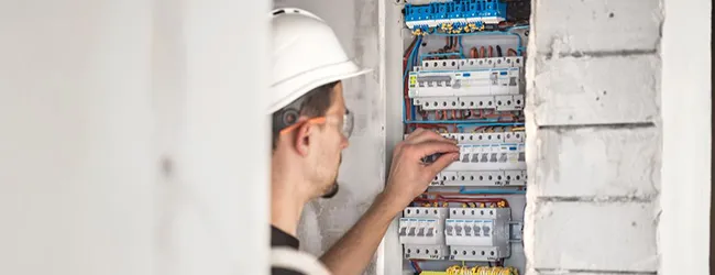 Maxima Automation engineers configuring energy-saving VFD panel in factory environment